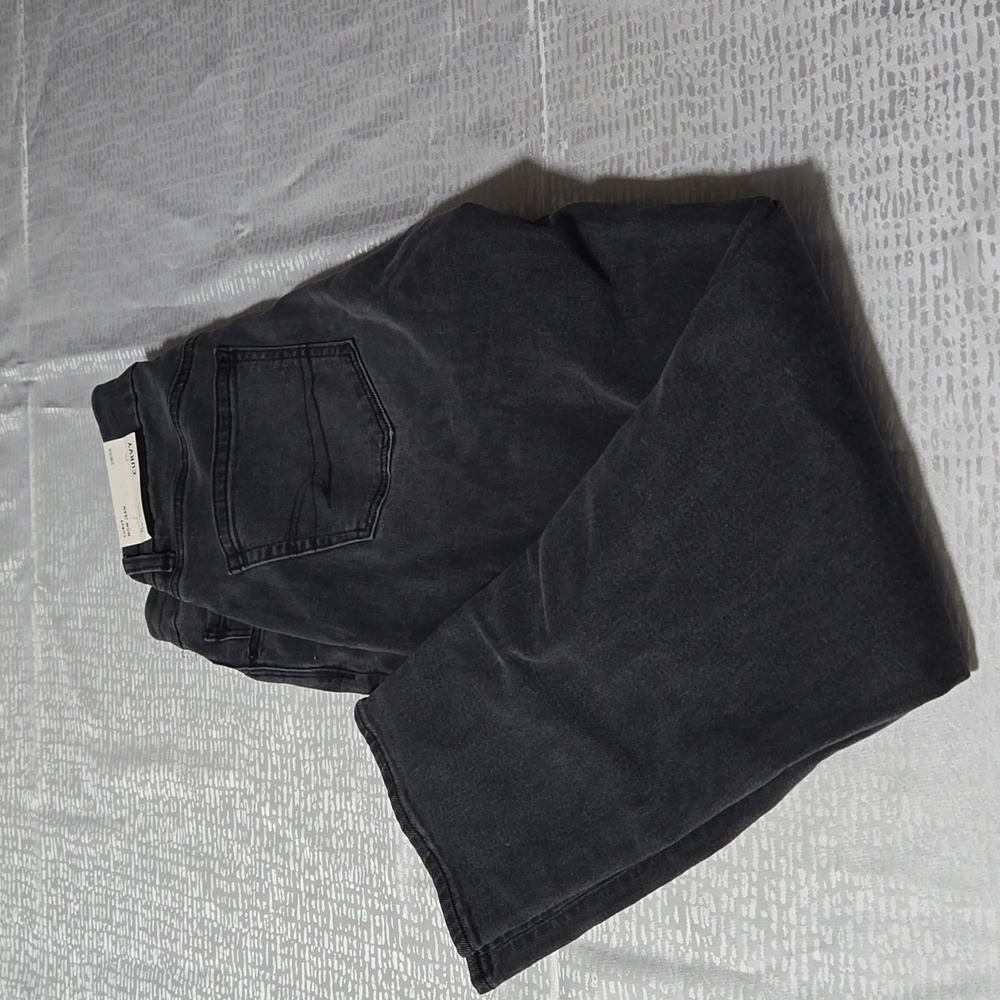 NWT Black American Eagle curvy mom jeans size 6 regular